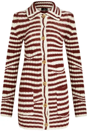 Etro Striped wool cardigan