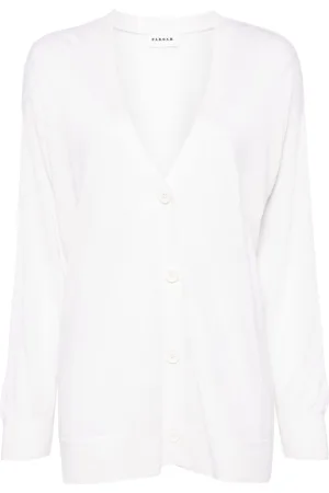 P.A.R.O.S.H. V-neck rib-trim cardigan
