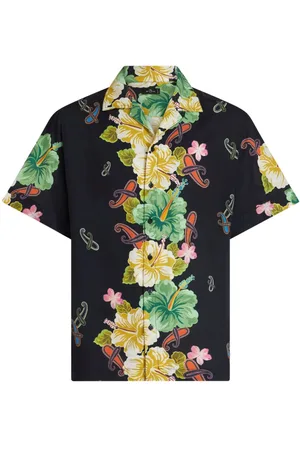 Etro Floral-print cotton shirt