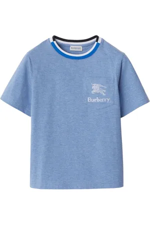 Burberry EKD-embroidered cotton T-shirt