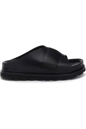 Jil Sander Platform leather slides