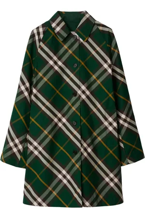 Burberry Reversible check car coat