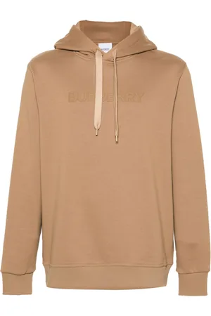 Burberry Logo-embossed cotton hoodie