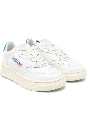 Autry Logo-patch leather sneakers