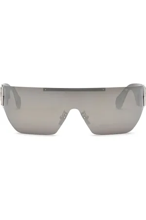 Philipp Plein Plein Hero Hexagon shield-frame sunglasses