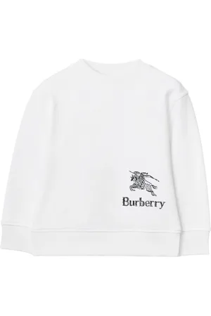 Burberry Logo-embroidered cotton sweatshirt