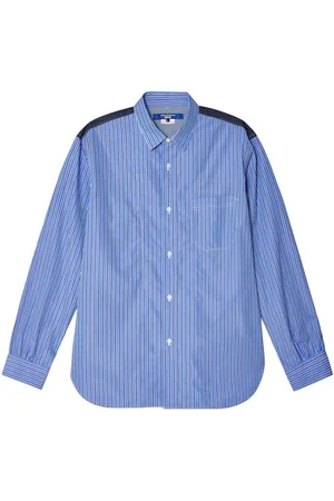 JUNYA WATANABE Patchwork striped cotton shirt