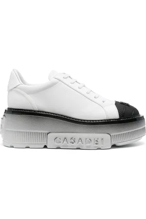 Casadei Nexus leather platform sneakers