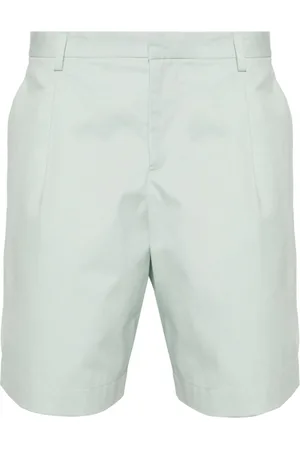 A.P.C. Pleated cotton shorts