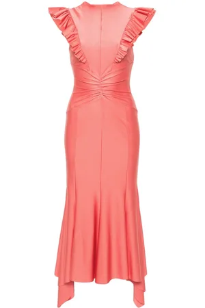 Serafini Ruffled midi dress