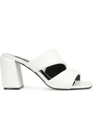 Sergio Rossi Spongy 80mm leather sandals