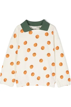 Mini Rodini Basketball-print cotton sweatshirt