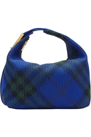 Burberry Medium Peg check-pattern shoulder bag