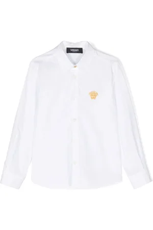 VERSACE Medusa Head-motif cotton shirt