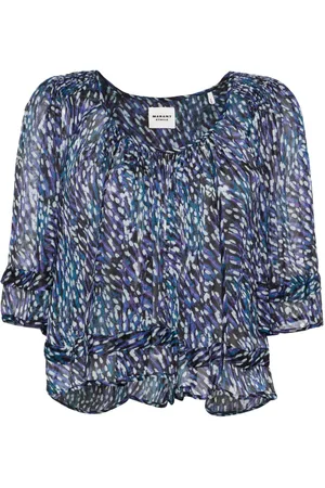 Marant Etoile Roxini abstract-print blouse