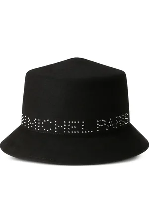 Le Mont St Michel Arsene studded-logo bucket hat