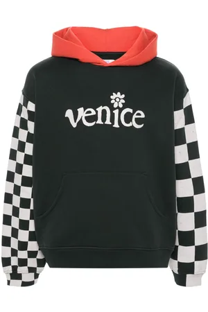 ERL Venice-print colour-block hoodie