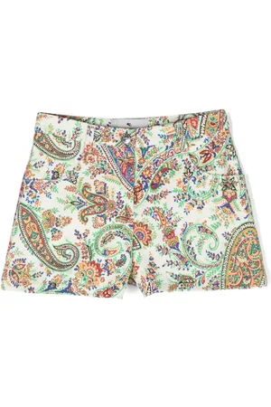 Etro Paisley-print twill shorts