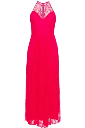 Twin-Set Halterneck lace gown