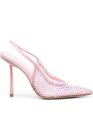 LE SILLA Gilda 100mm crystal-embellished pumps