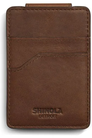 SHINOLA Navigator magnetic money-clip card holder