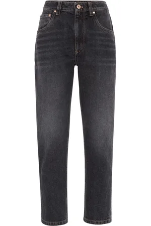 Brunello Cucinelli Straight-leg cropped jeans