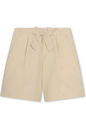 Lanvin Bow-detail cotton shorts