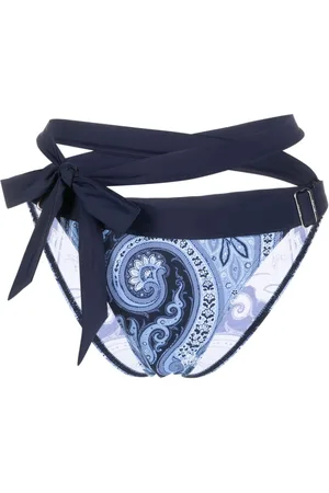 Marlies Dekkers Cache Coeur paisley-print adjustable bikini bottoms
