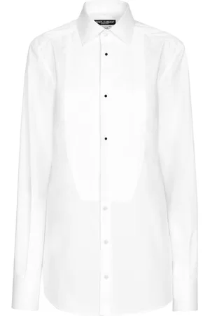 Dolce & Gabbana Bib-front cotton shirt