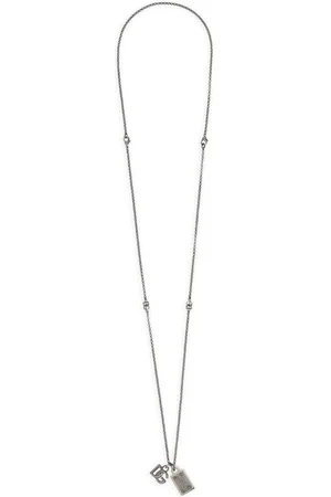 Dolce & Gabbana Logo-plaque dog-tag necklace