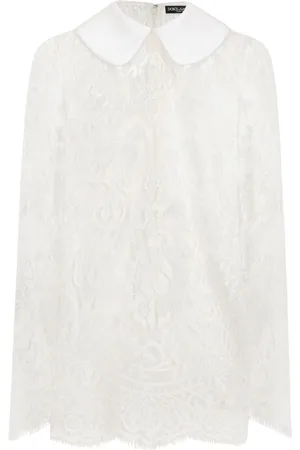 Dolce & Gabbana Peter Pan collar lace minidress