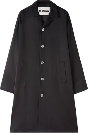 Jil Sander Button-down single-breasted coat