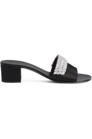 Giuseppe Zanotti Tesy 40mm rhinestone mules