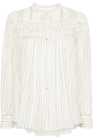 Marant Etoile Plalia striped voile blouse