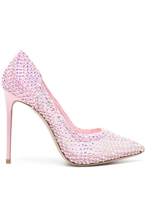 LE SILLA Gilda 115mm crystal-embellished pumps