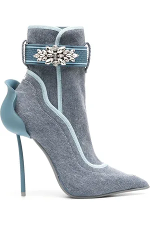 LE SILLA Eagles 105mm denim boots