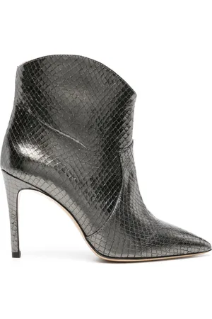 P.A.R.O.S.H. Snakeskin-effect leather boots