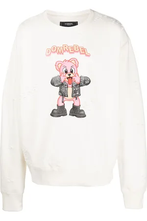 DOMREBEL Punk Bear crewneck swearshirt