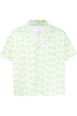 Natasha Zinko Slogan-print short-sleeved shirt