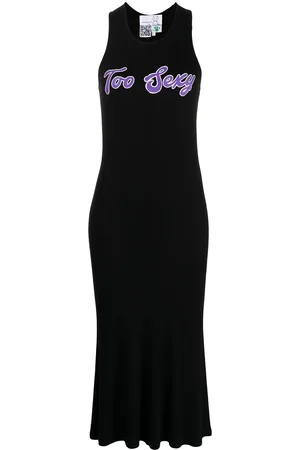 Natasha Zinko Slogan-print long dress