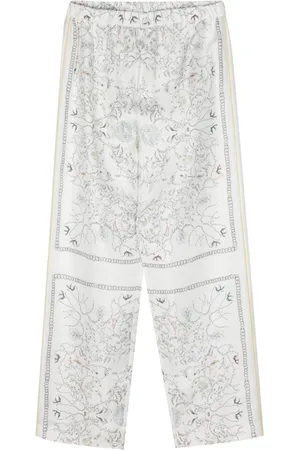 Fabiana Filippi Silk palazzo trousers