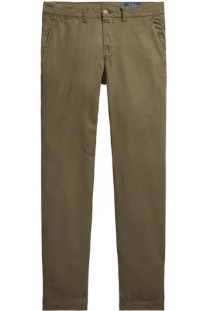 Ralph Lauren Straight-leg linen-cotton trousers