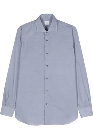 MAZZARELLI Geometric-pattern shirt