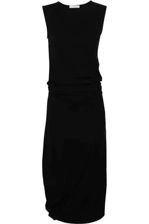 LEMAIRE Draped crepe maxi dress