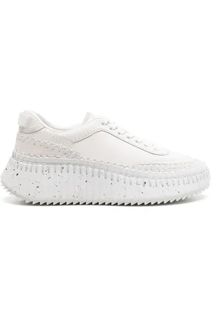 Chloé Nama whipstitch-detailed sneakers