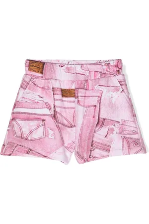 Chiara Ferragni St. Denim graphic-print shorts