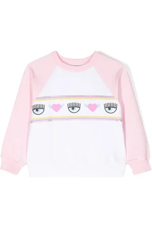 Chiara Ferragni Eyelike-print raglan sweatshirt