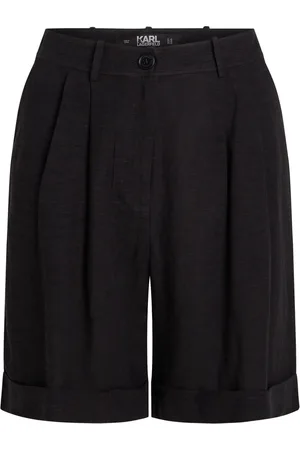 Karl Lagerfeld Tailored linen-blend shorts