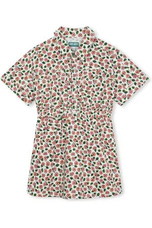 Kenzo Floral-print shirt dress