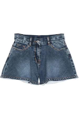 Chiara Ferragni Eyelike-motif denim shorts